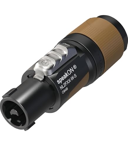 697★NEUTRIK NＬ4FX ×8個 Neutrik NL4FXX-W-L Neutrik SpeakON, 4 Pôles Grand : Amazon.es
